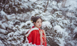 写真冬季汉服,汉服写真里的古典韵味